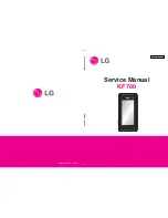 Preview for 1 page of LG KF700 Service Manual