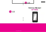 LG KF700Q Service Manual preview