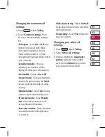 Preview for 25 page of LG KF757 User Manual