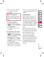 Preview for 75 page of LG KF757 User Manual