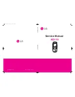 LG KG110 Service Manual preview