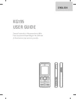 Preview for 3 page of LG KG195 User Manual