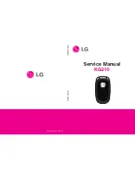 LG KG210 Service Manual preview