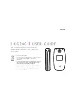 Preview for 86 page of LG KG240 User Manual