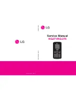 LG KG271 Service Manual preview