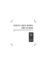 Предварительный просмотр 85 страницы LG KG276 User Manual