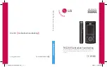 LG KG280 Quick Refernce Manual preview