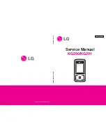 LG KG290 Service Manual preview