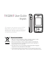 Предварительный просмотр 221 страницы LG KG290 User Manual