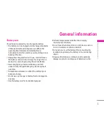 Preview for 5 page of LG KG300 User Manual