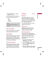 Preview for 255 page of LG KM330 User Manual