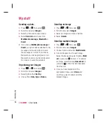 Preview for 36 page of LG KM501 User Manual