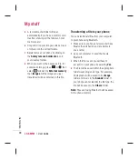 Preview for 40 page of LG KM501 User Manual