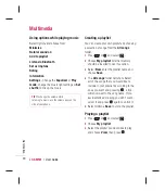 Preview for 42 page of LG KM501 User Manual