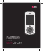 Предварительный просмотр 3 страницы LG KM710 User Manual