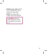 Preview for 67 page of LG KM900f User Manual