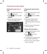 Preview for 76 page of LG KM900f User Manual