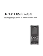 LG KP135 User Manual preview