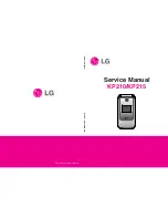 LG KP210 Service Manual предпросмотр