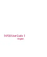 Preview for 1 page of LG KP210 User Manual