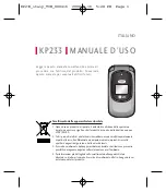 Preview for 3 page of LG KP233 User Manual