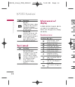 Preview for 16 page of LG KP233 User Manual