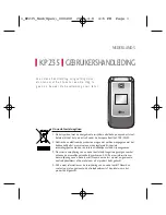 Preview for 3 page of LG KP235 User Manual