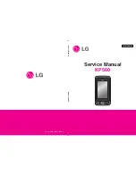 Preview for 1 page of LG KP500 Service Manual