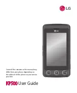 Предварительный просмотр 225 страницы LG KP500 User Manual