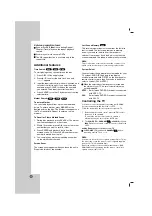 Preview for 18 page of LG KR-W1080HTS Manual