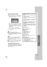 Preview for 21 page of LG KR-W1080HTS Manual