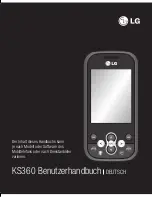 Preview for 3 page of LG KS360 User Manual