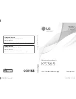 Preview for 1 page of LG KS365 User Manual