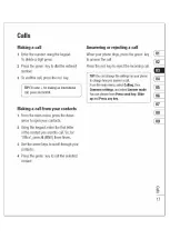 Предварительный просмотр 17 страницы LG KS500Q User Manual