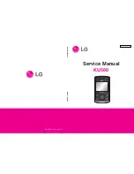 Preview for 1 page of LG KU580 Service Manual