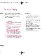 Preview for 6 page of LG KU970 User Manual