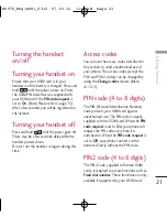 Preview for 21 page of LG KU970 User Manual