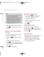 Preview for 26 page of LG KU970 User Manual