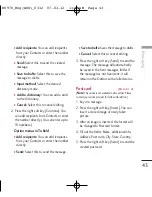 Preview for 43 page of LG KU970 User Manual