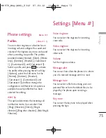 Preview for 73 page of LG KU970 User Manual