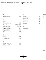 Preview for 101 page of LG KU970 User Manual