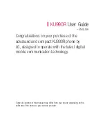 Preview for 3 page of LG KU990R User Manual