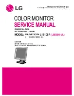 LG L1510SF Service Manual предпросмотр