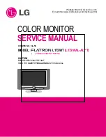 LG L172WAL-AL series Service Manual предпросмотр