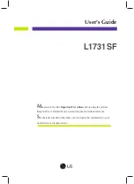 Предварительный просмотр 2 страницы LG L1731SF User Manual