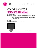 Предварительный просмотр 1 страницы LG L1752TQ Service Manual