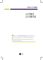 LG L1755T User Manual preview