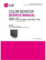 LG L1900J Service Manual предпросмотр