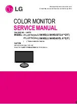 Предварительный просмотр 1 страницы LG L194WS Service Manual