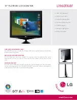 LG L1960TR Specifications предпросмотр